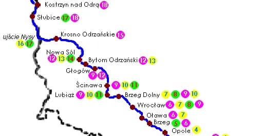 Trasa rowerowa wzdłuż Odry mapa - odkryj najlepsze szlaki rowerowe